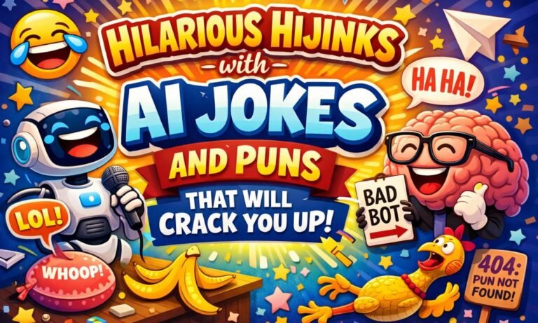 170+ Hilarious Hijinks with AI Jokes and Puns That Will Crack You Up
