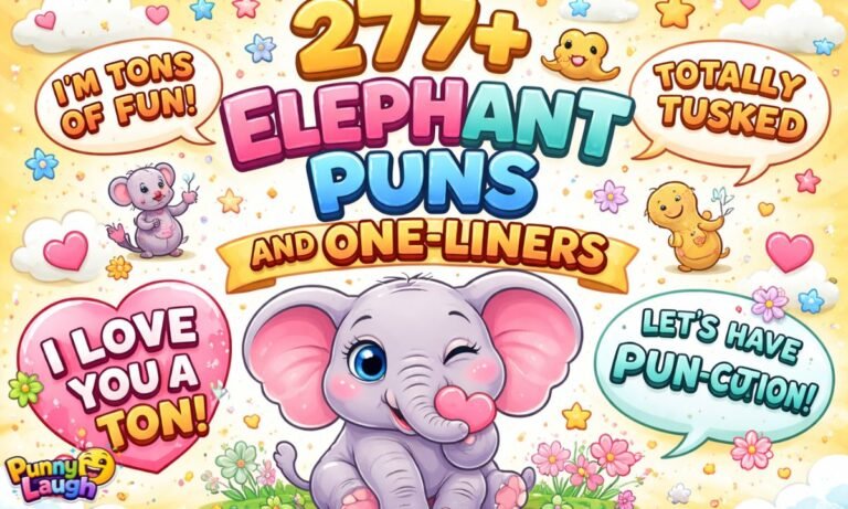 277+ elephant puns and one liners