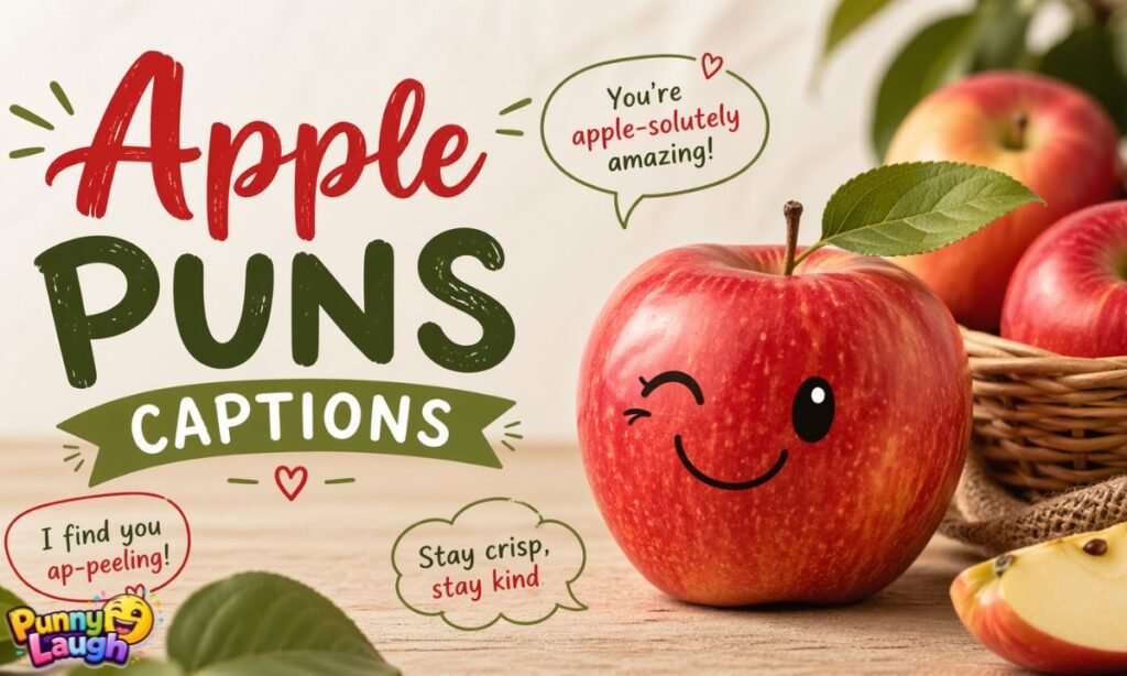 Apple  puns captions