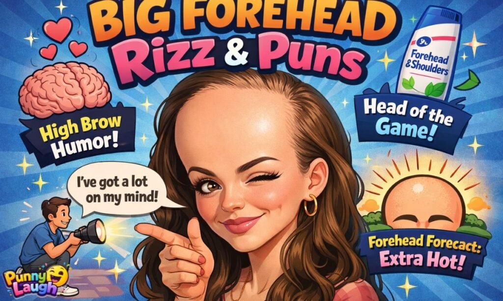 Big Forehead Rizz and Puns