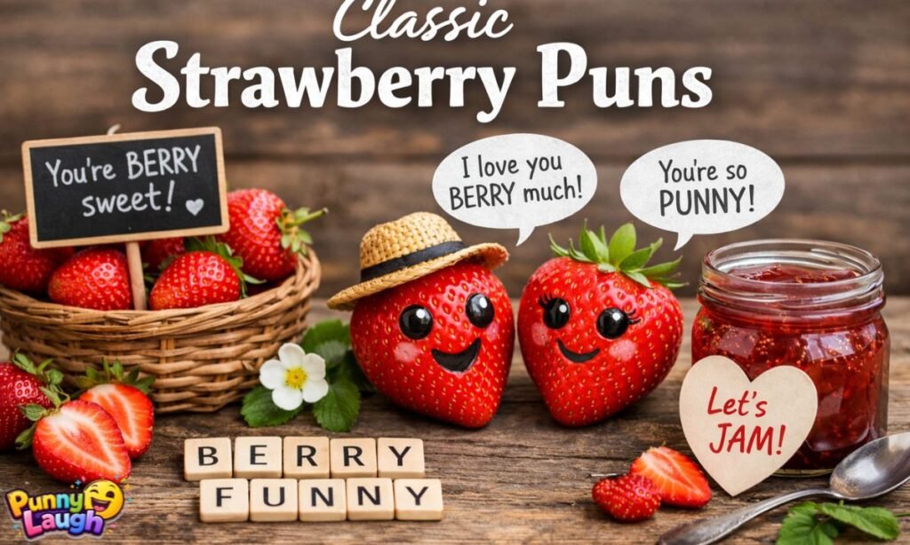 Classic Strawberry Puns