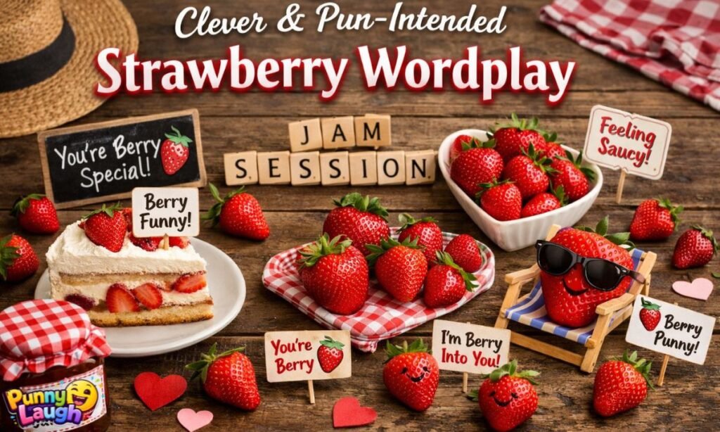 Clever & Pun-Intended Strawberry Wordplay