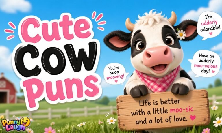 Cute Cow Puns