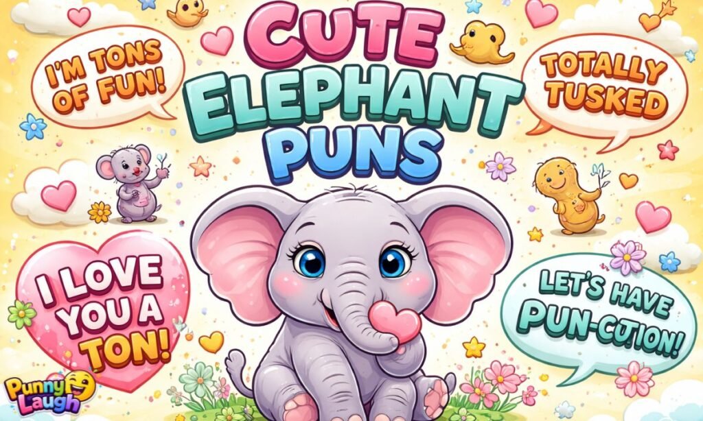 Cute Elephant Puns