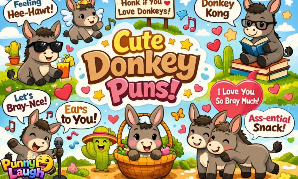 Cute donkey puns