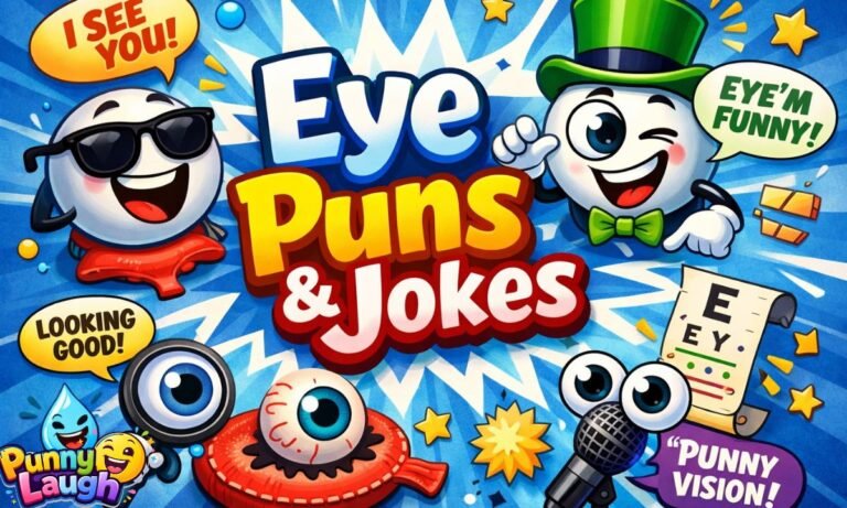 Eye puns and jokes