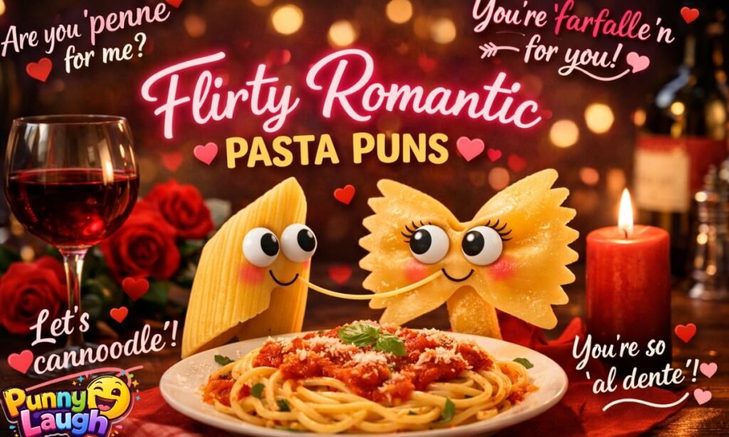 Flirty Romantic Pasta Puns