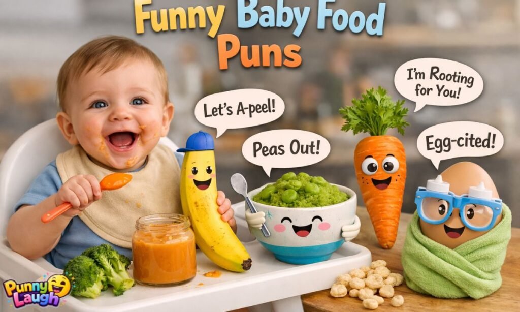Funny Baby Food Puns