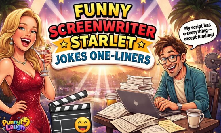 Funny Screenwriter Starlet Jokes One-Liners