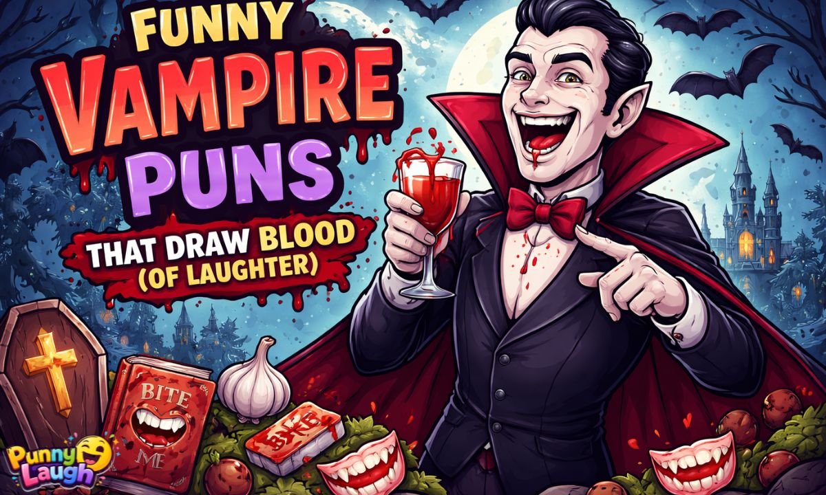 170+ Vampire Puns That’ll Leave You Fang-tastically Amused (2026 Edition)
