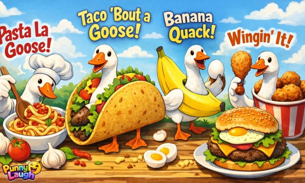 Goose Food puns