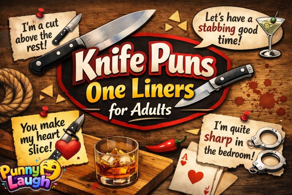Knife puns one liners for adults