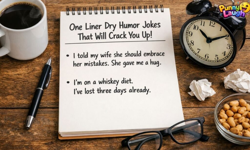 One Liner Dry Humor Jokes That Will Crack You Up