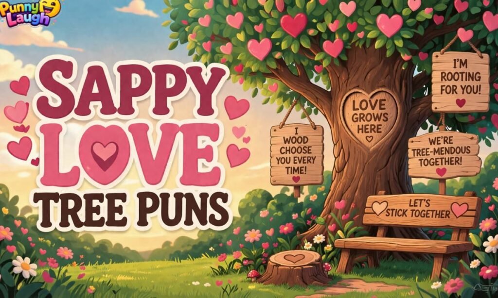 Sappy Love Tree Puns