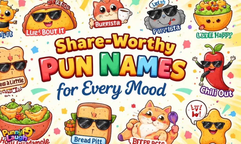 Share-Worthy Pun Names for Every Mood