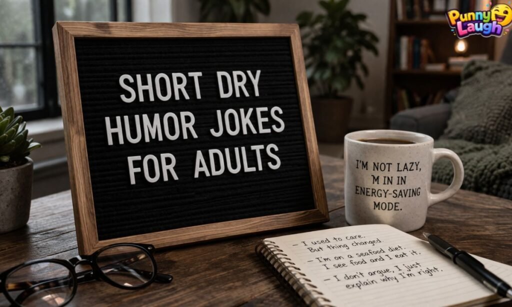 Short Dry Humor Jokes for Adults