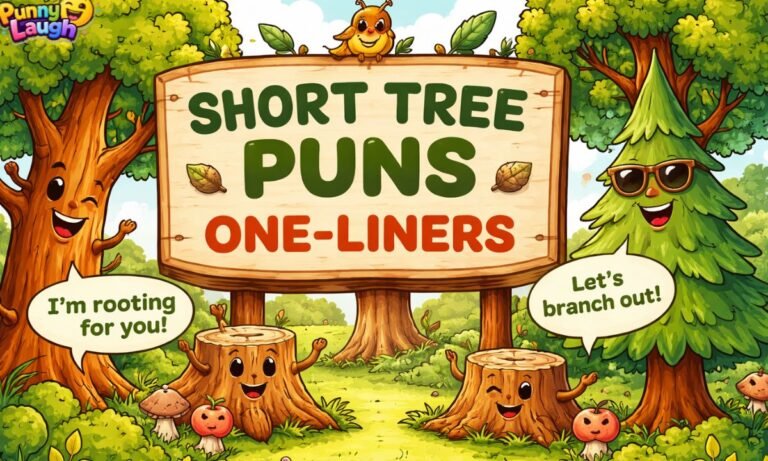 Short Tree Puns One-Liners