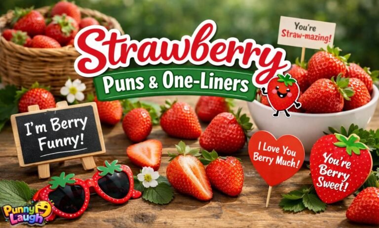 Strawberry Puns & One-Liners