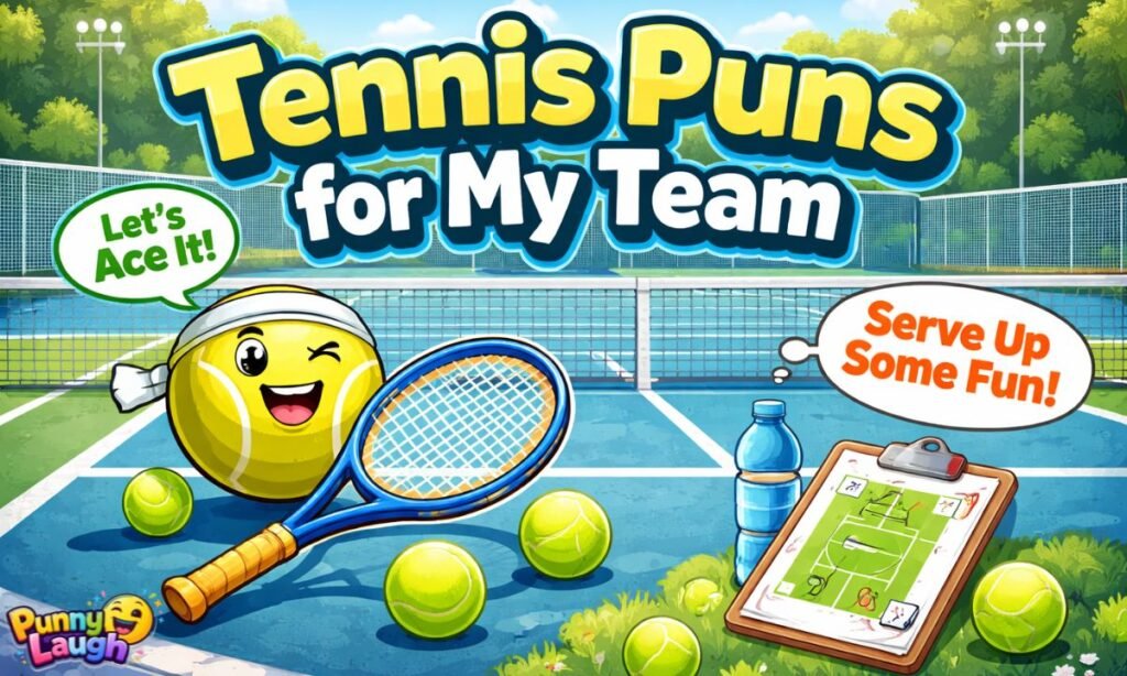 Tennis Puns For my Team