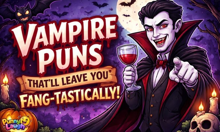 Vampire Puns That’ll Leave You Fang-tastically