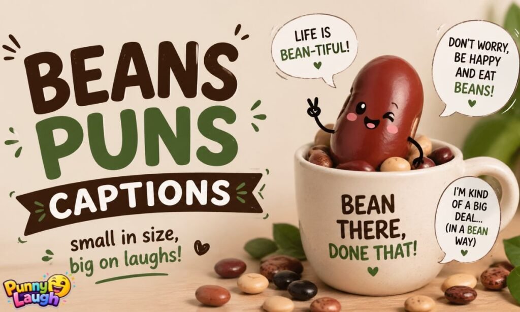 beans puns captions