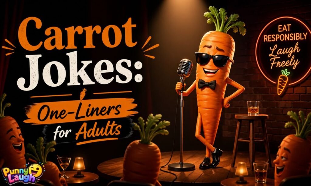 carrot jokes one liners for adults
