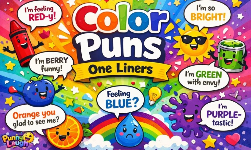 color puns one liners