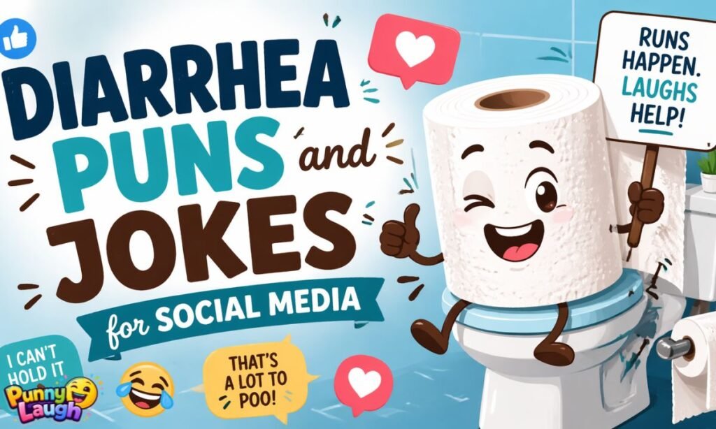 diarrhea puns and jokes for social media