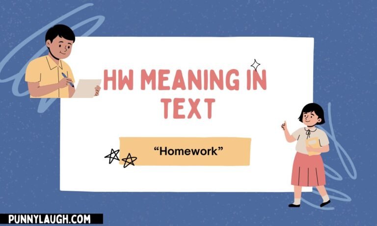 hw meaning in text