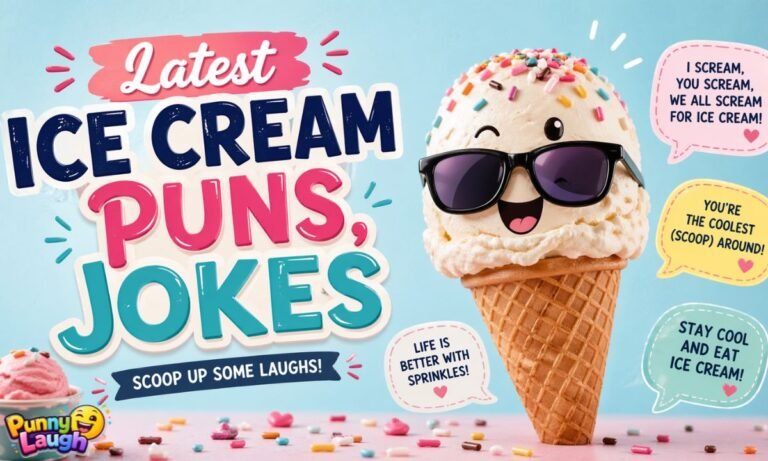 latest ice cream puns and jokes