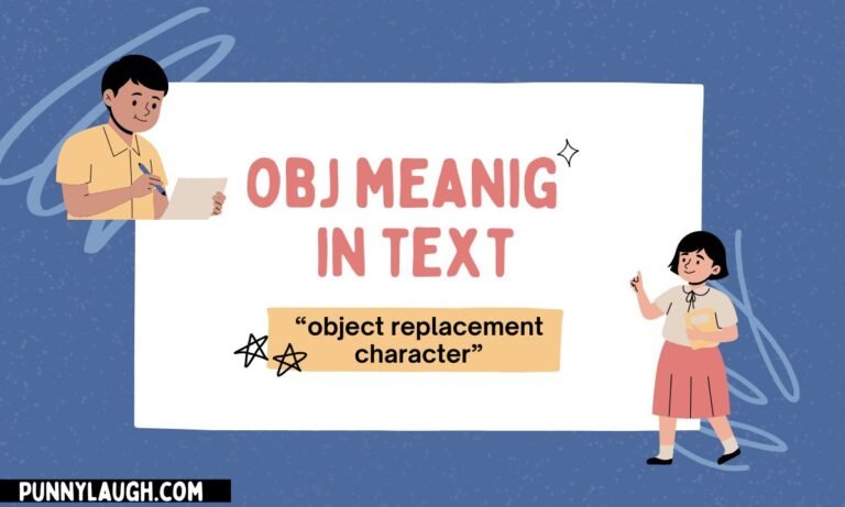obj meaning in text