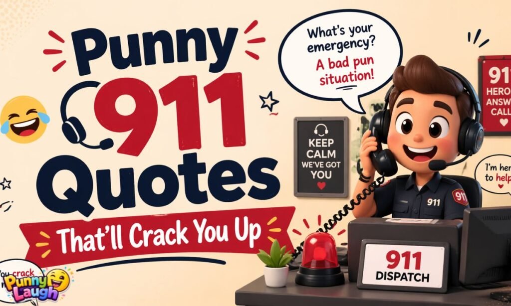 punny 911 quotes that will crack you up