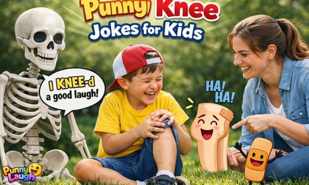 punny knee jokes for kids