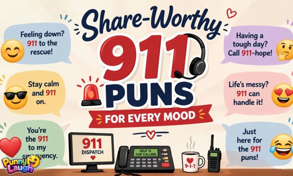 share worthy 911 puns for every mood