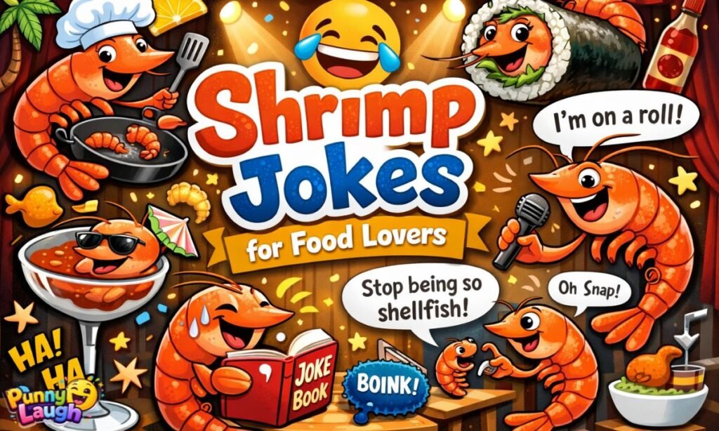 shrimp jokes for food lovers