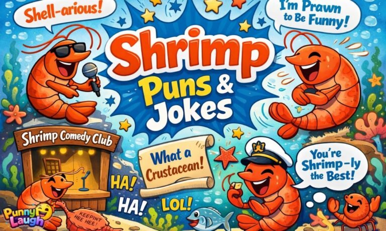 shrimp puns and jokes