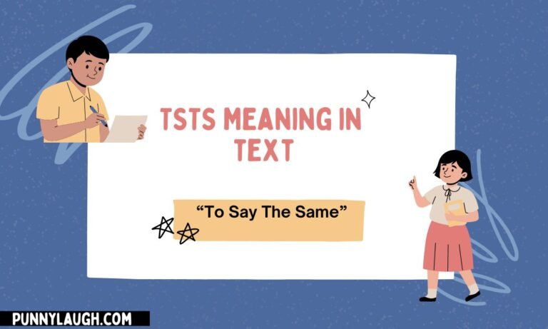 tsts meaning in text