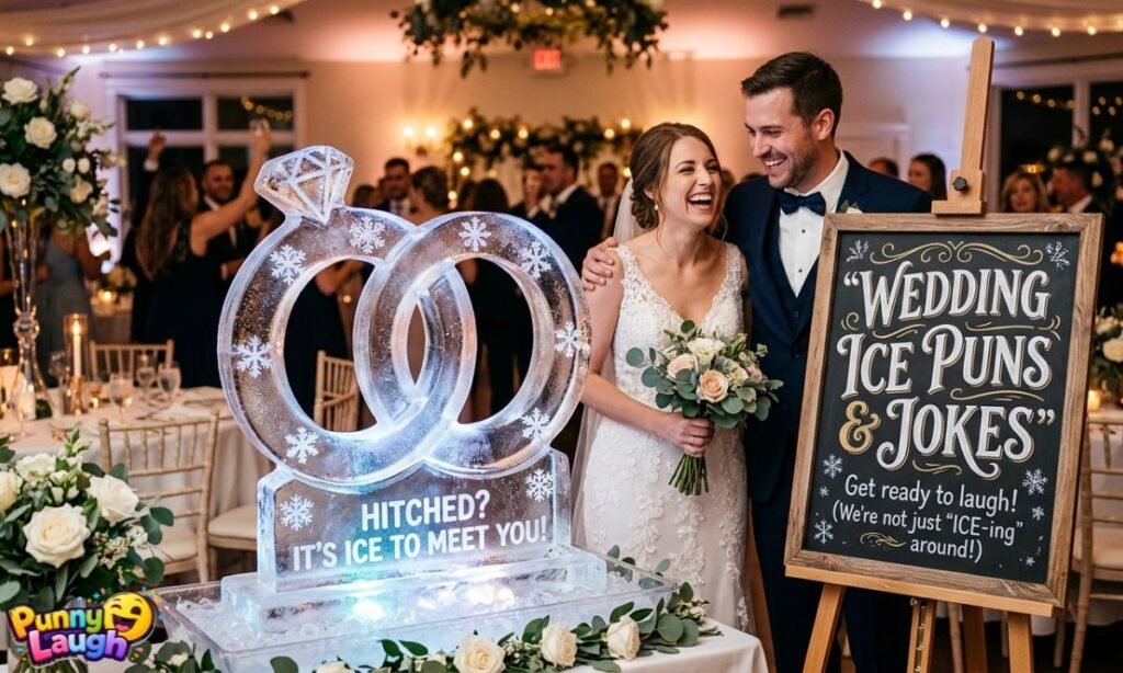 wedding ice puns jokes