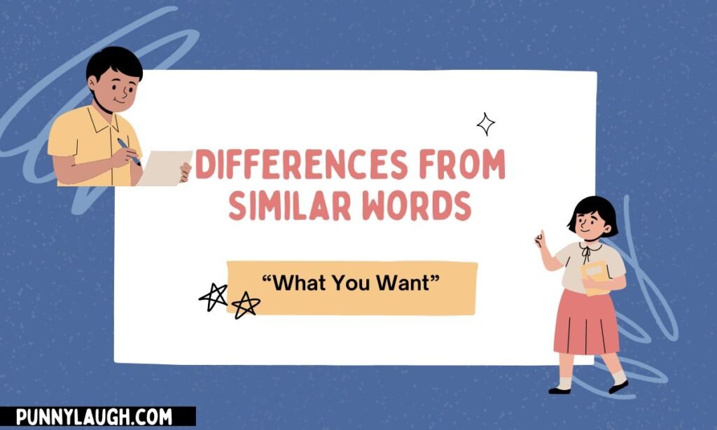 Differences from Similar Words (1)