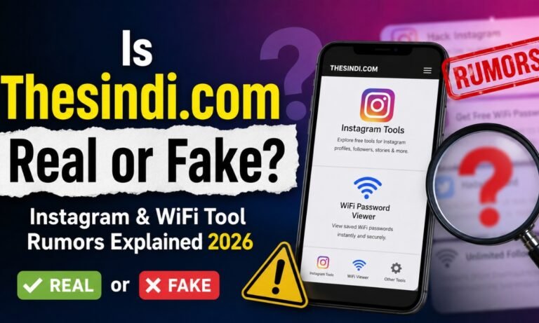 Is Thesindi.com Real or Fake Instagram & WiFi Tool Rumors Explained 2026