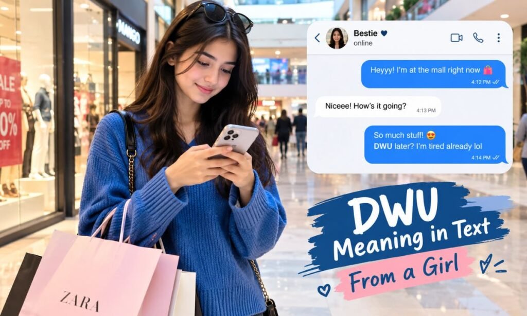 DWU Meaning in Text From a Girl