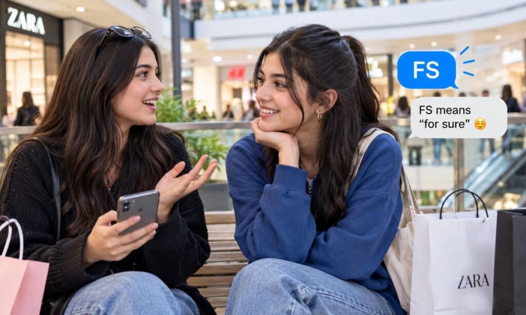 FS Meaning in Text From a Girl