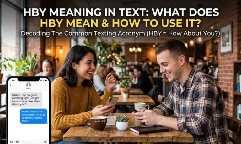 HBY Meaning in Text What Does HBY Mean and How to Use It
