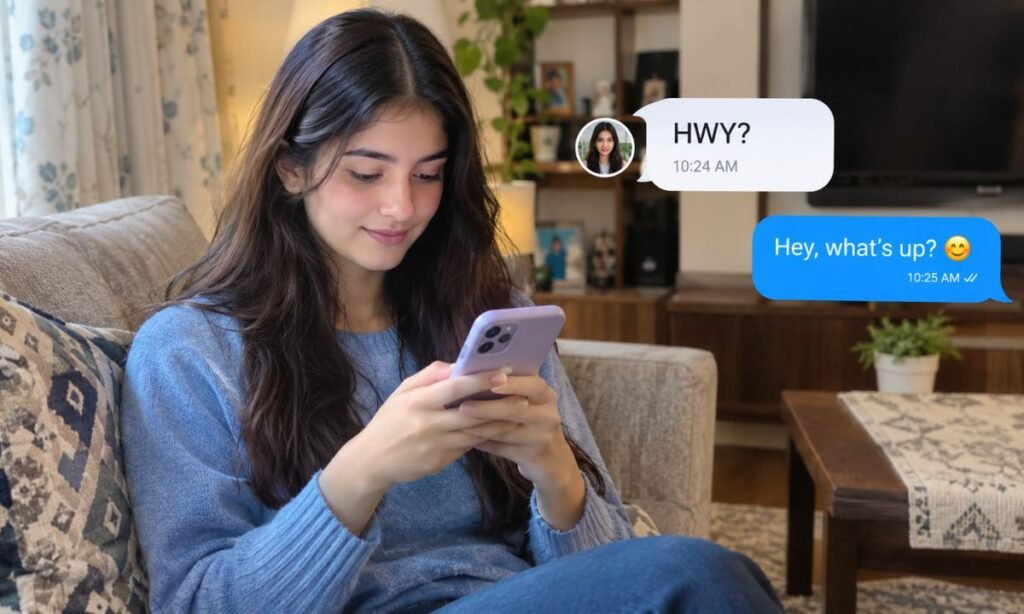 HWY Meaning in Text From a Girl