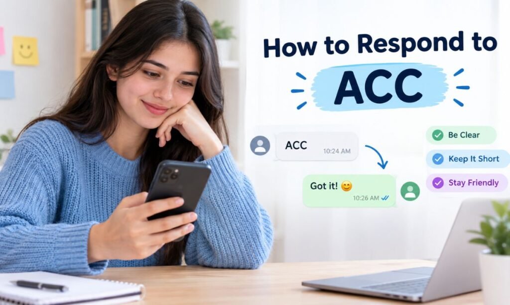 How to Respond to ACC