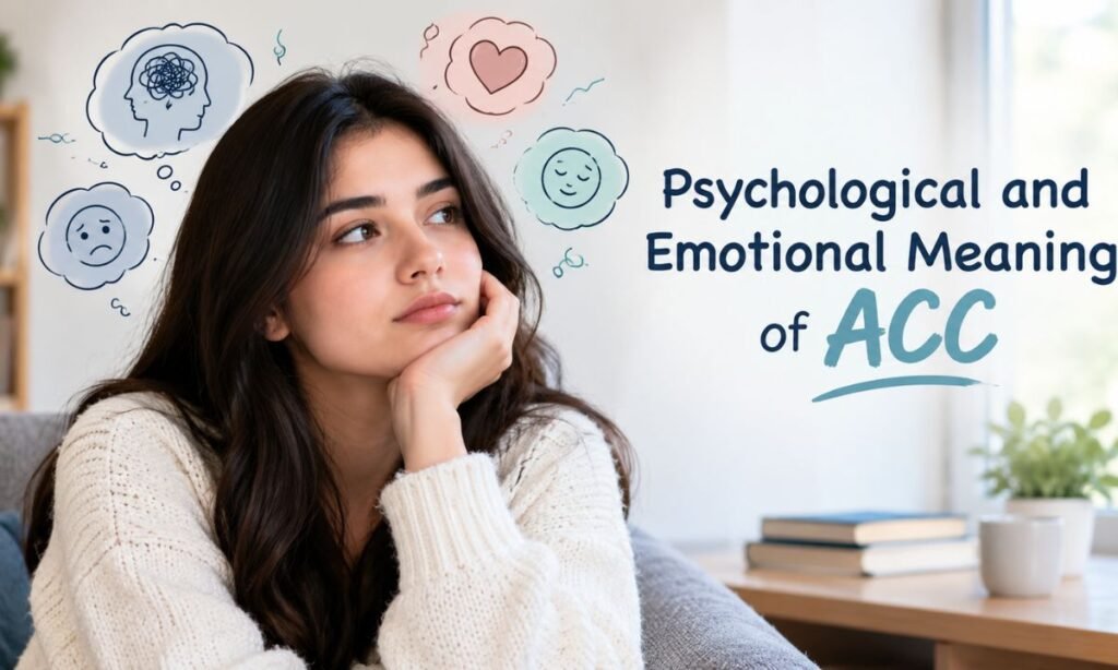 Psychological and Emotional Meaning of ACC