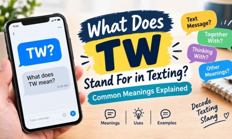 What Does TW Stand For in Texting_ Common Meanings Explained